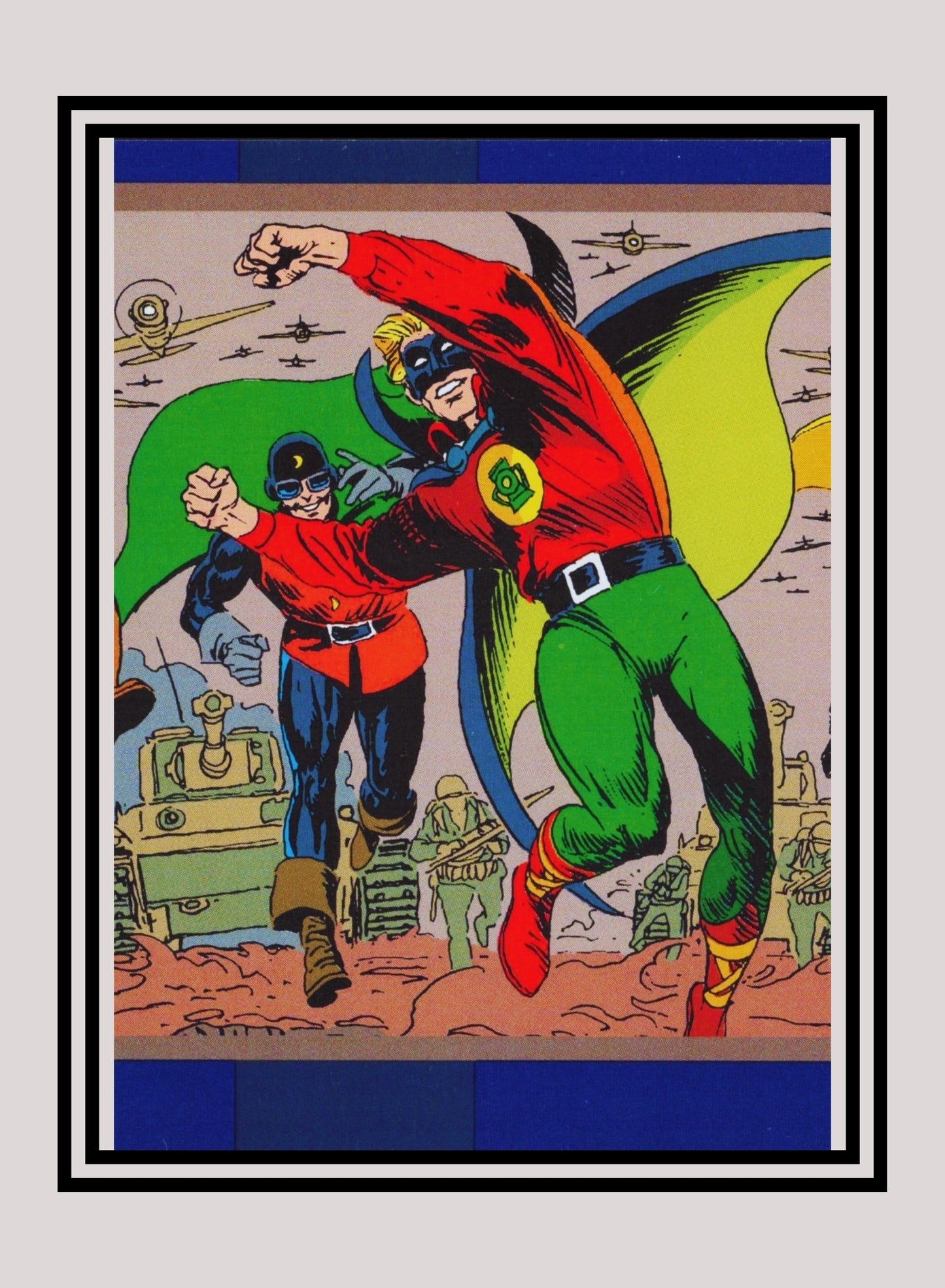 DC! 1x Justice Society of America - Base (#008 - 1993 Skybox DC Cosmic Teams)