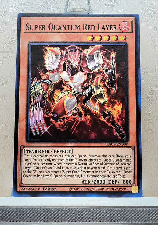 Yugioh! 1x Super Quantum Red Layer (RA05 - Super Rare) 1st Edition