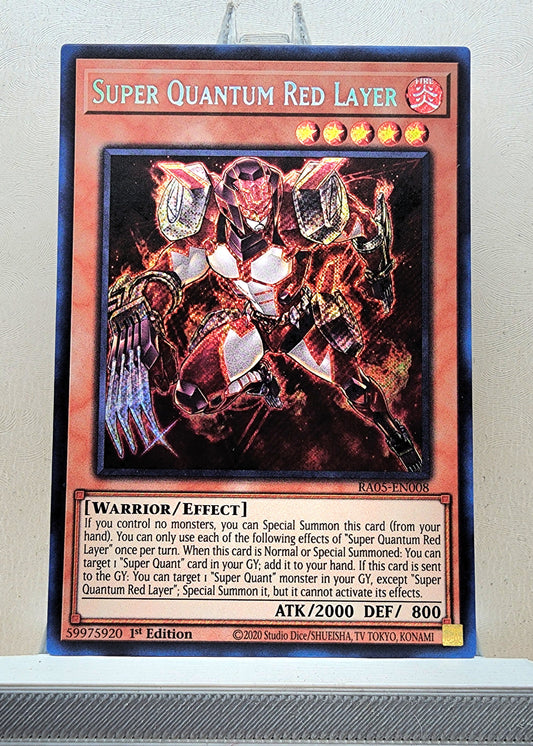 Yugioh! 1x Super Quantum Red Layer (RA05 - Secret Rare) 1st Edition