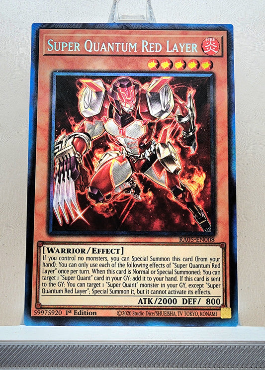 Yugioh! 1x Super Quantum Red Layer (RA05 - Prismatic Collectors Rare) 1st Edition