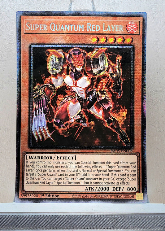 Yugioh! 1x Super Quantum Red Layer (RA05 - Starlight Rare) 1st Edition