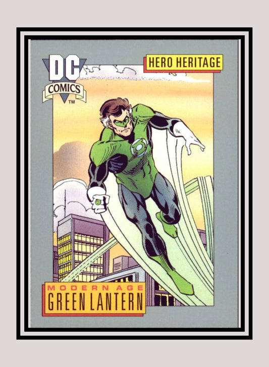 DC! 1x Modern Age Green Lantern - Base (#009 - 1991 Impel DC Cosmic Cards)