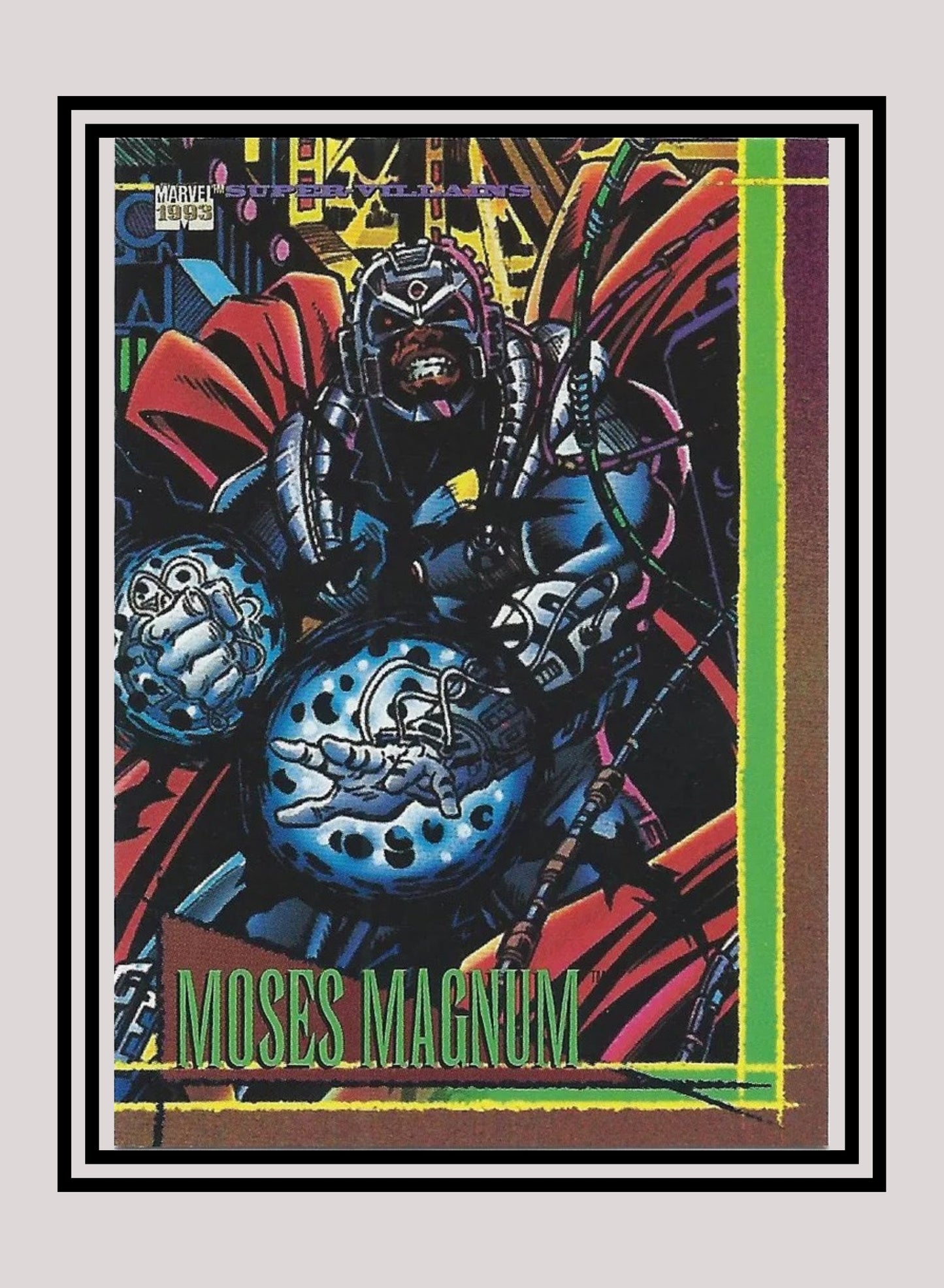 Marvel! 1x Moses Magnum - Base (#009 - 1993 Skybox Marvel Universe Series 4)