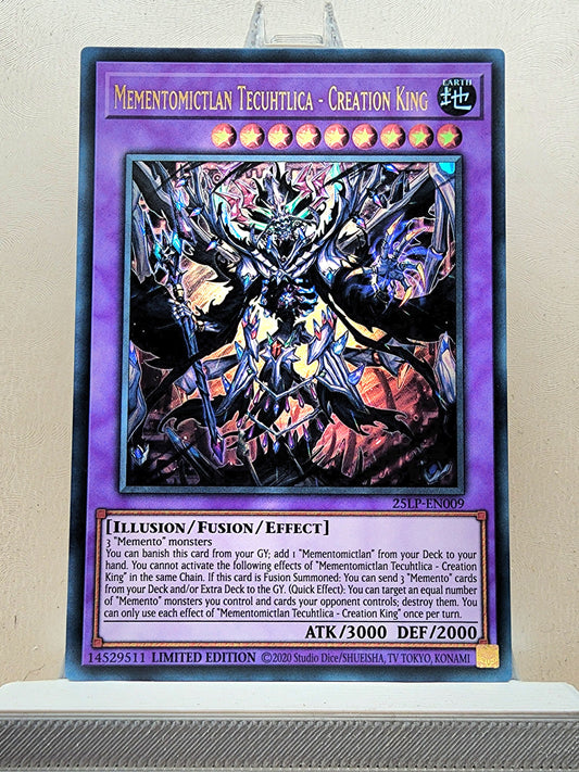 Yugioh! 1x Mementomictlan Tecuhtlica - Creation King (25LP - Ultra Rare) Limited Edition
