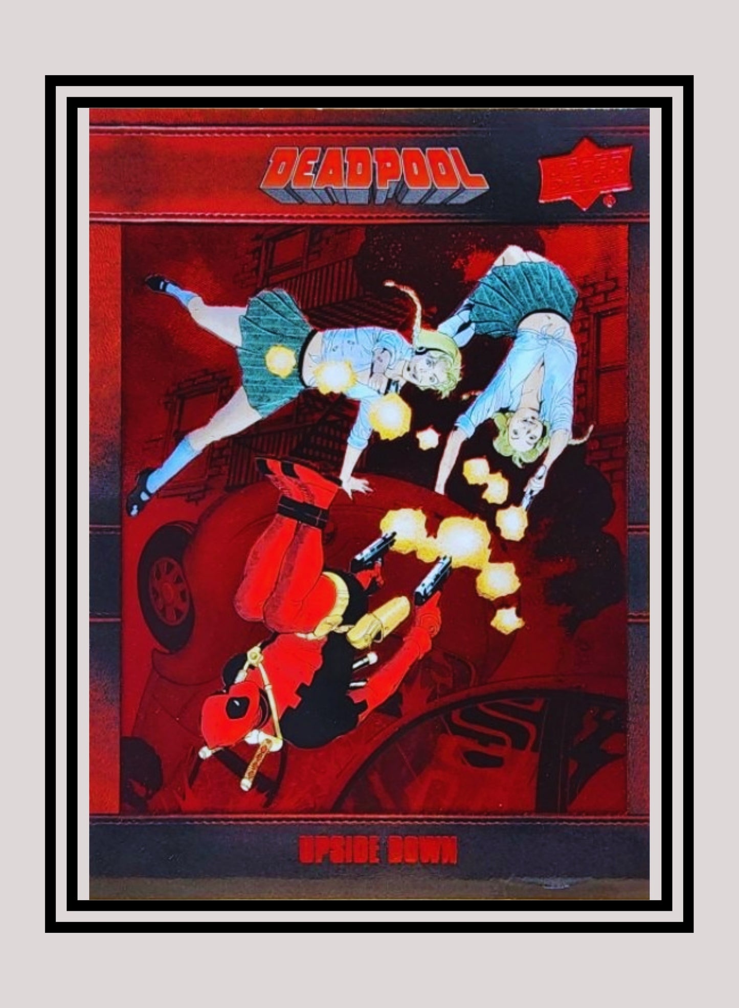 Marvel! 1x Upside Down - Base (#009 - 2019 Upper Deck Deadpool)