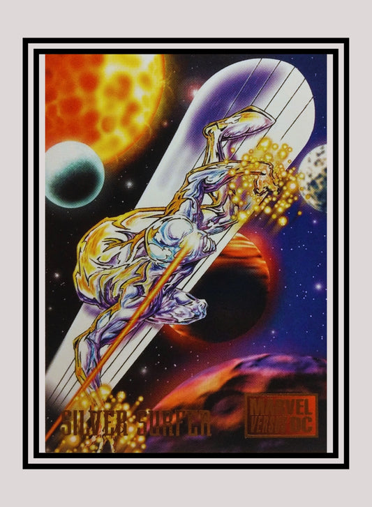 Marvel! 1x Silver Surfer - Base (#009 - 1995 Fleer DC vs. Marvel Comics)