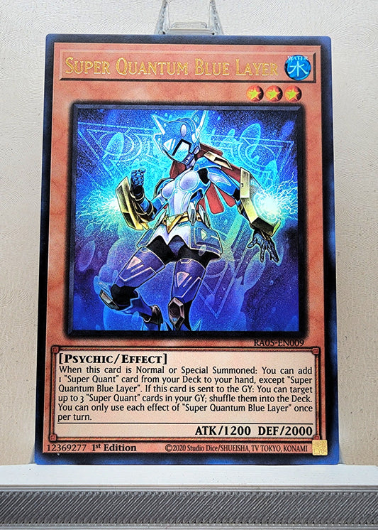 Yugioh! 1x Super Quantum Blue Layer (RA05 - Ultra Rare) 1st Edition