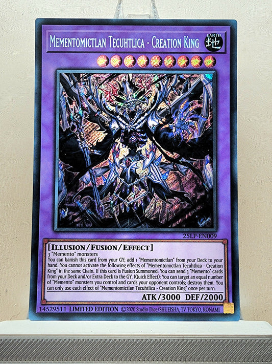 Yugioh! 1x Mementomictlan Tecuhtlica - Creation King (25LP - Secret Rare) Limited Edition