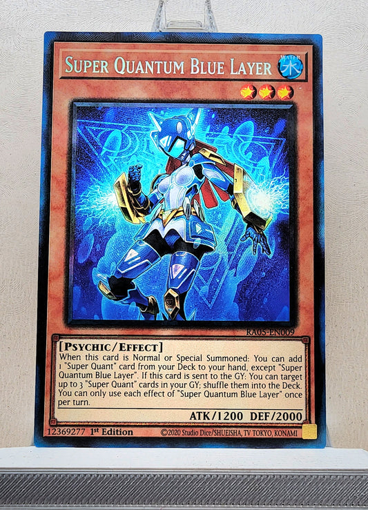Yugioh! 1x Super Quantum Blue Layer (RA05 - Prismatic Collectors Rare) 1st Edition