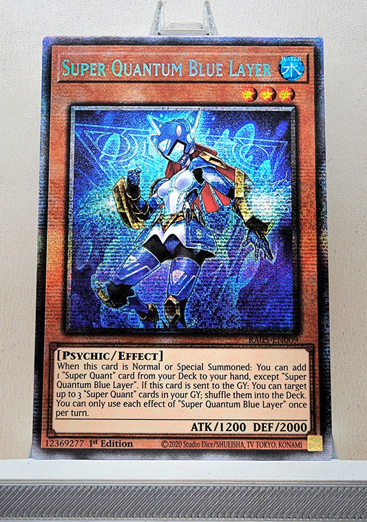 Yugioh! 1x Super Quantum Blue Layer (RA05 - Starlight Rare) 1st Edition