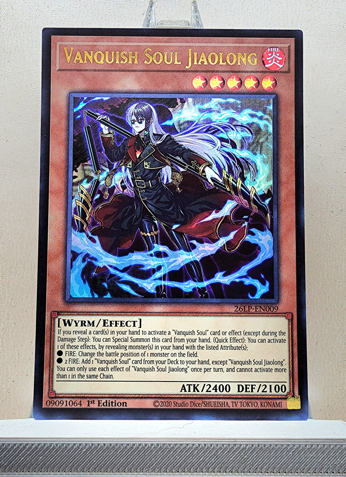 Yugioh! 1x Vanquish Soul Jiaolong (26LP - Ultra Rare) Limited Edition