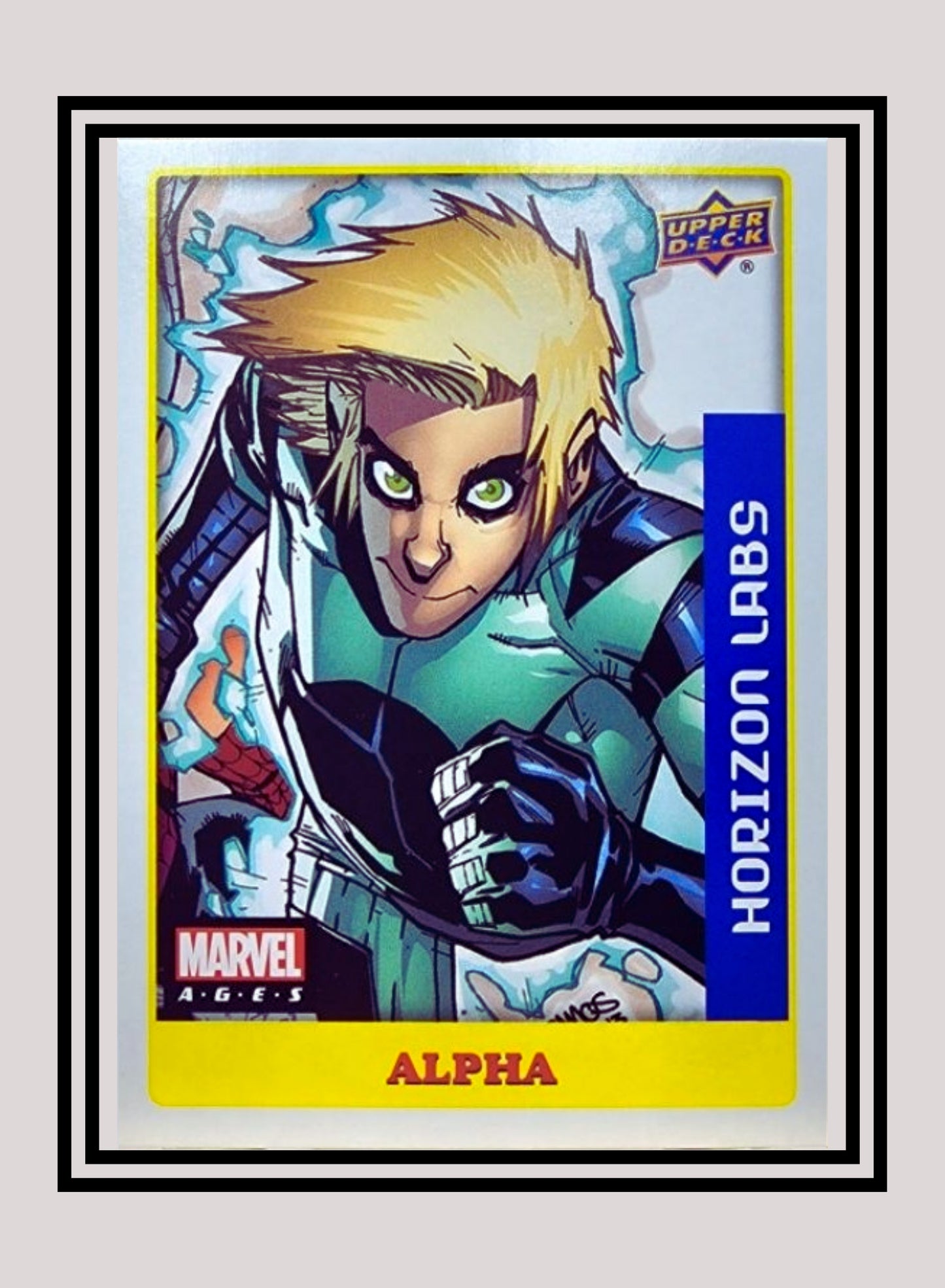 Marvel! 1x Alpha - Sticker (#009 - 2020 Upper Deck Marvel Ages)