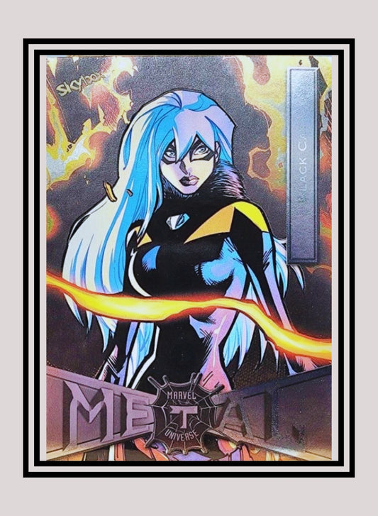 Marvel! 1x Black Cat - Base Low Series (#010 - 2021 Upper Deck Spiderman Metal Universe)