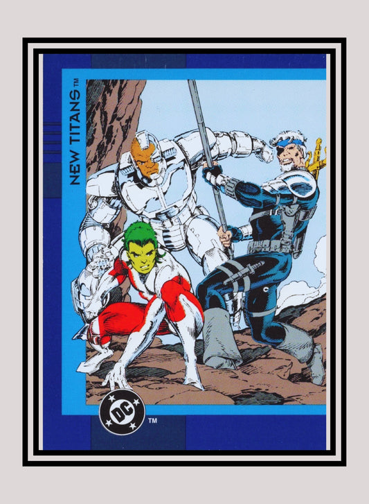DC! 1x New Titans - Base (#010 - 1993 Skybox DC Cosmic Teams)