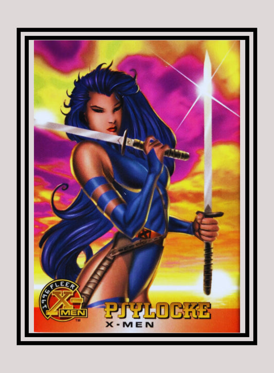 Marvel! 1x Psylocke - Base (#010 - 1996 Fleer X Men)