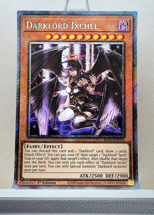 Yugioh! 1x Darklord Ixchel (RA05 - Platinum Secret Rare) 1st Edition