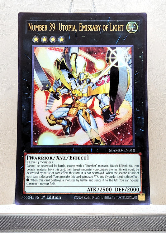 Yugioh! 1x Number 39: Utopia, Emissary of Light (MAMO - Ultra Rare) 1st Edition