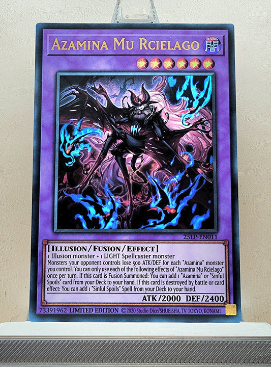 Yugioh! 1x Azamina Mu Rcielago (25LP - Ultra Rare) Limited Edition