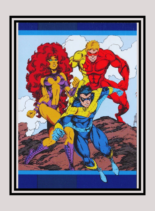DC! 1x New Titans - Base (#011 - 1993 Skybox DC Cosmic Teams)