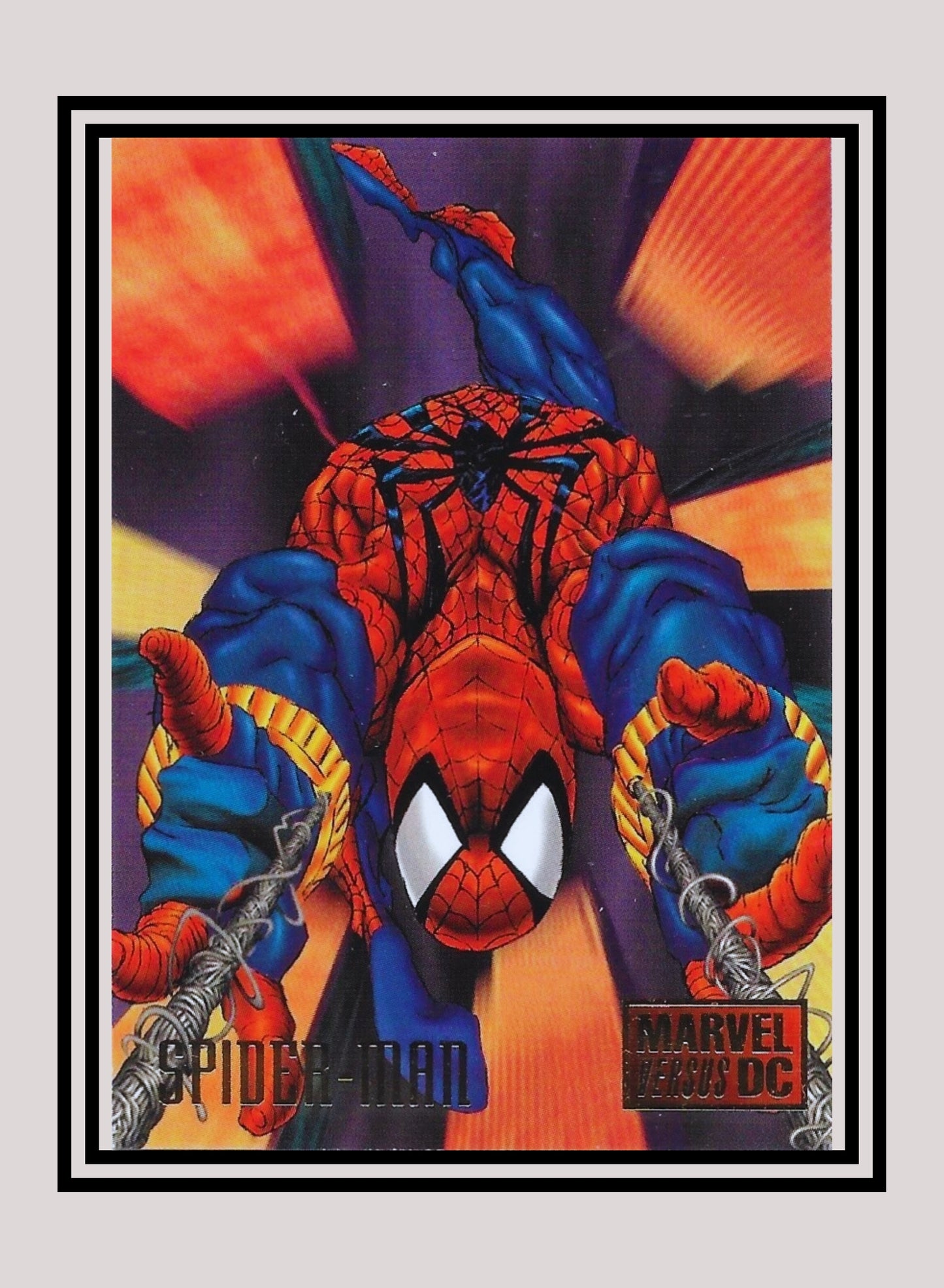 Marvel! 1x Spiderman - Base (#011 - 1995 Fleer DC vs. Marvel Comics)
