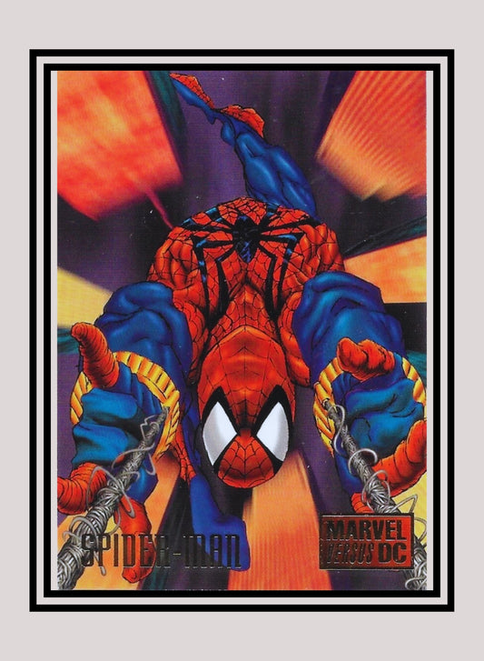 Marvel! 1x Spiderman - Base (#011 - 1995 Fleer DC vs. Marvel Comics)