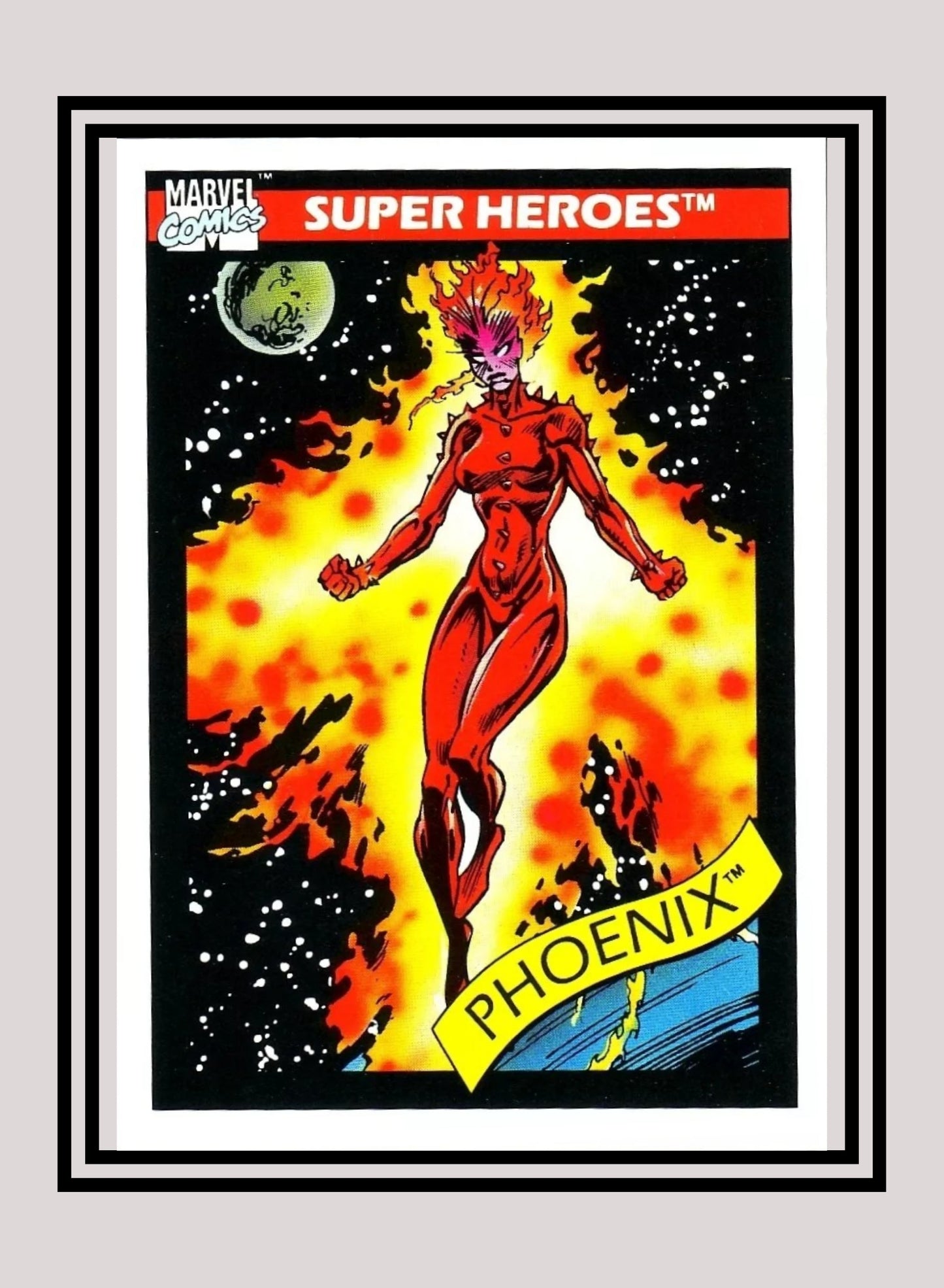 Marvel! 1x Phoenix - Base (#011 - 1990 Impel Marvel Universe Series I)