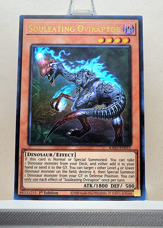 Yugioh! 1x Souleating Oviraptor (RA05 - Ultra Rare) 1st Edition