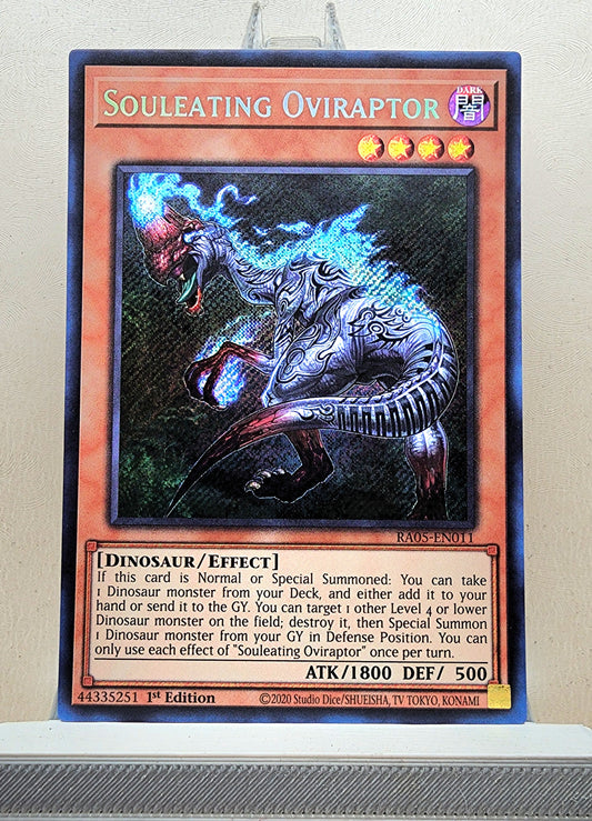 Yugioh! 1x Souleating Oviraptor (RA05 - Secret Rare) 1st Edition