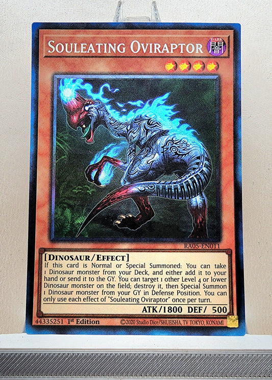 Yugioh! 1x Souleating Oviraptor (RA05 - Prismatic Collectors Rare) 1st Edition