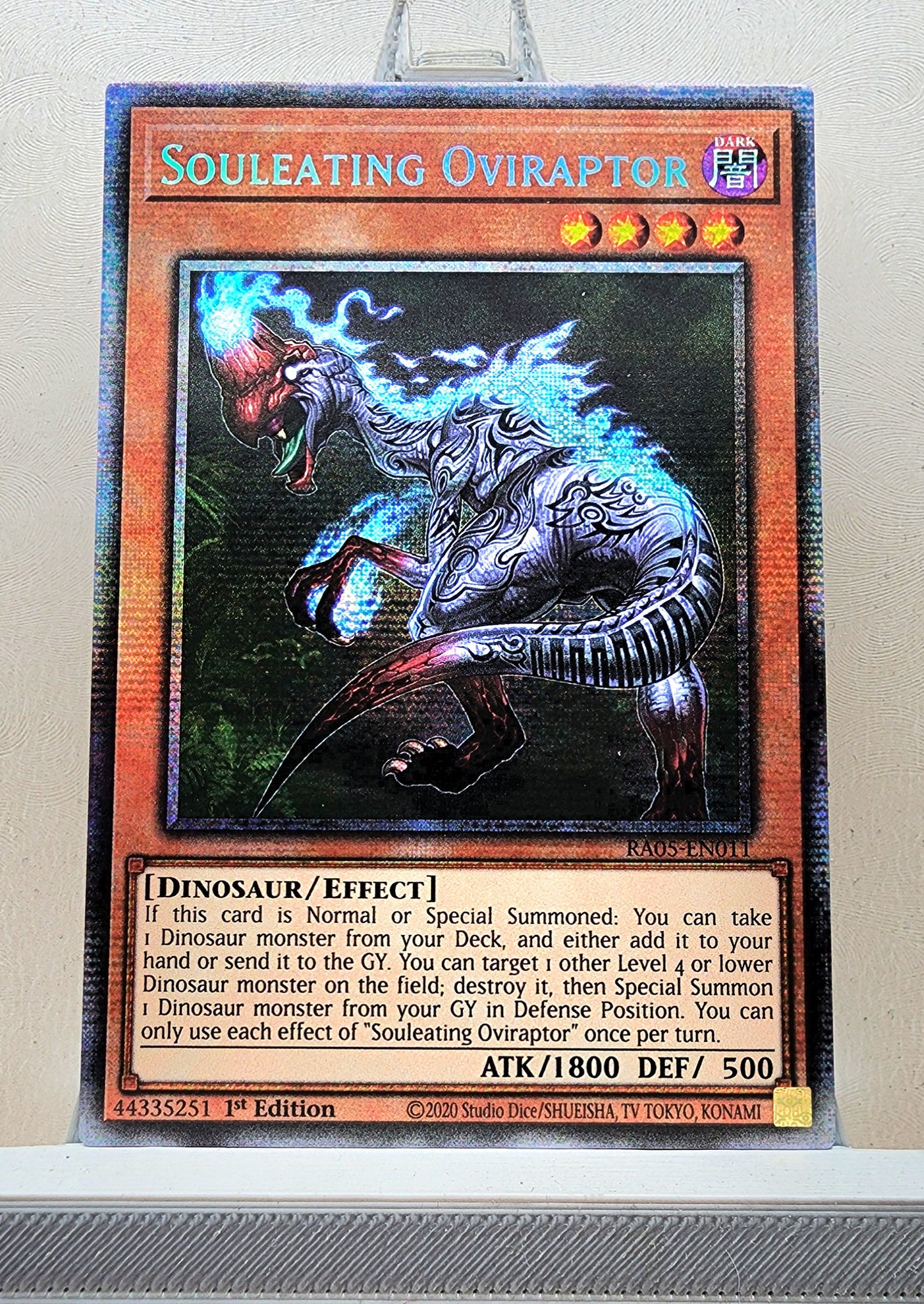 Yugioh! 1x Souleating Oviraptor (RA05 - Starlight Rare) 1st Edition