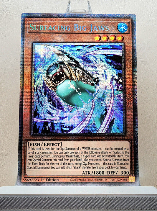 Yugioh! 1x Surfacing Big Jaws (MP25 - Starlight Rare) 1st Edition