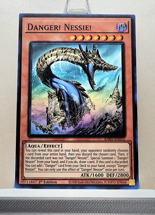 Yugioh! 1x Danger Nessie (RA05 - Super Rare) 1st Edition