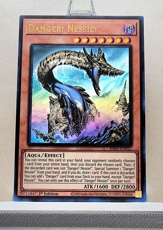 Yugioh! 1x Danger Nessie (RA05 - Ultra Rare) 1st Edition