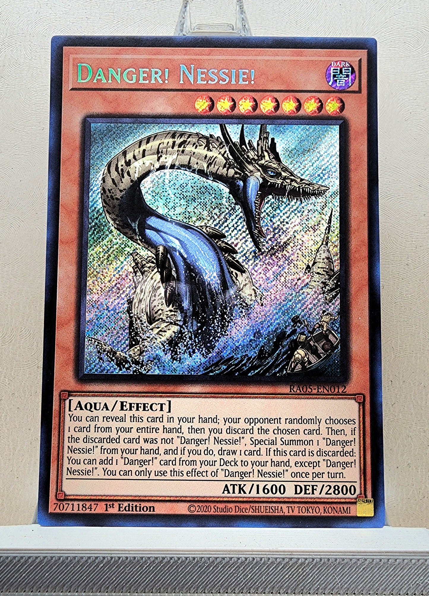 Yugioh! 1x Danger Nessie (RA05 - Secret Rare) 1st Edition
