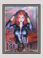 Marvel! 1x Black Widow - Base Low Series (#013 - 2021 Upper Deck Spiderman Metal Universe)