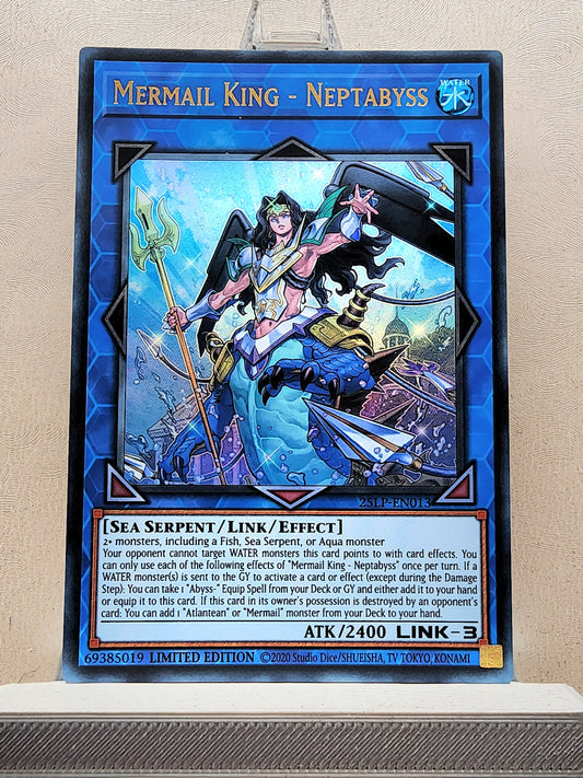 Yugioh! 1x Mermail King - Neptabyss (25LP - Ultra Rare) Limited Edition