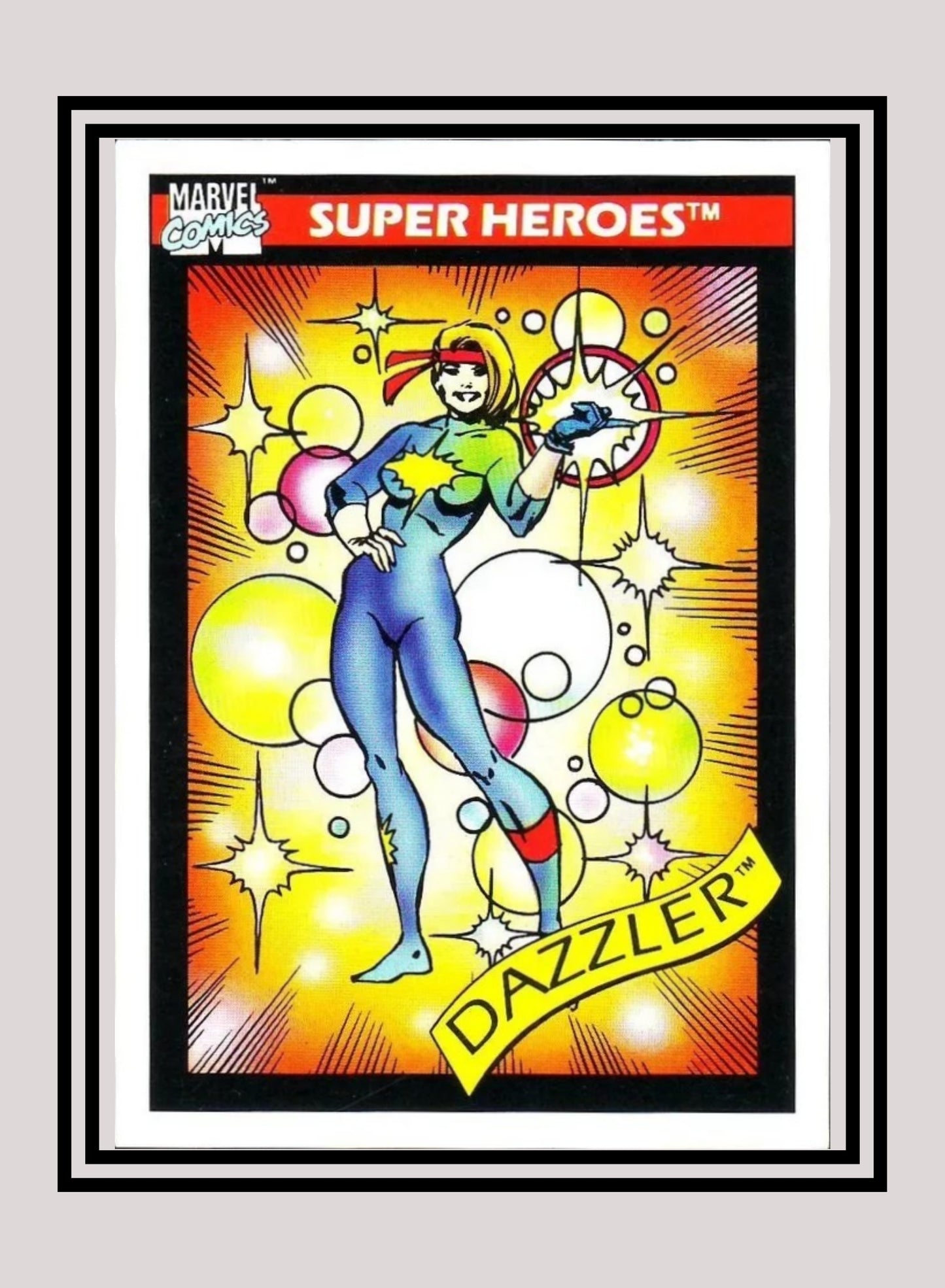 Marvel! 1x Dazzler - Base (#013 - 1990 Impel Marvel Universe Series I)