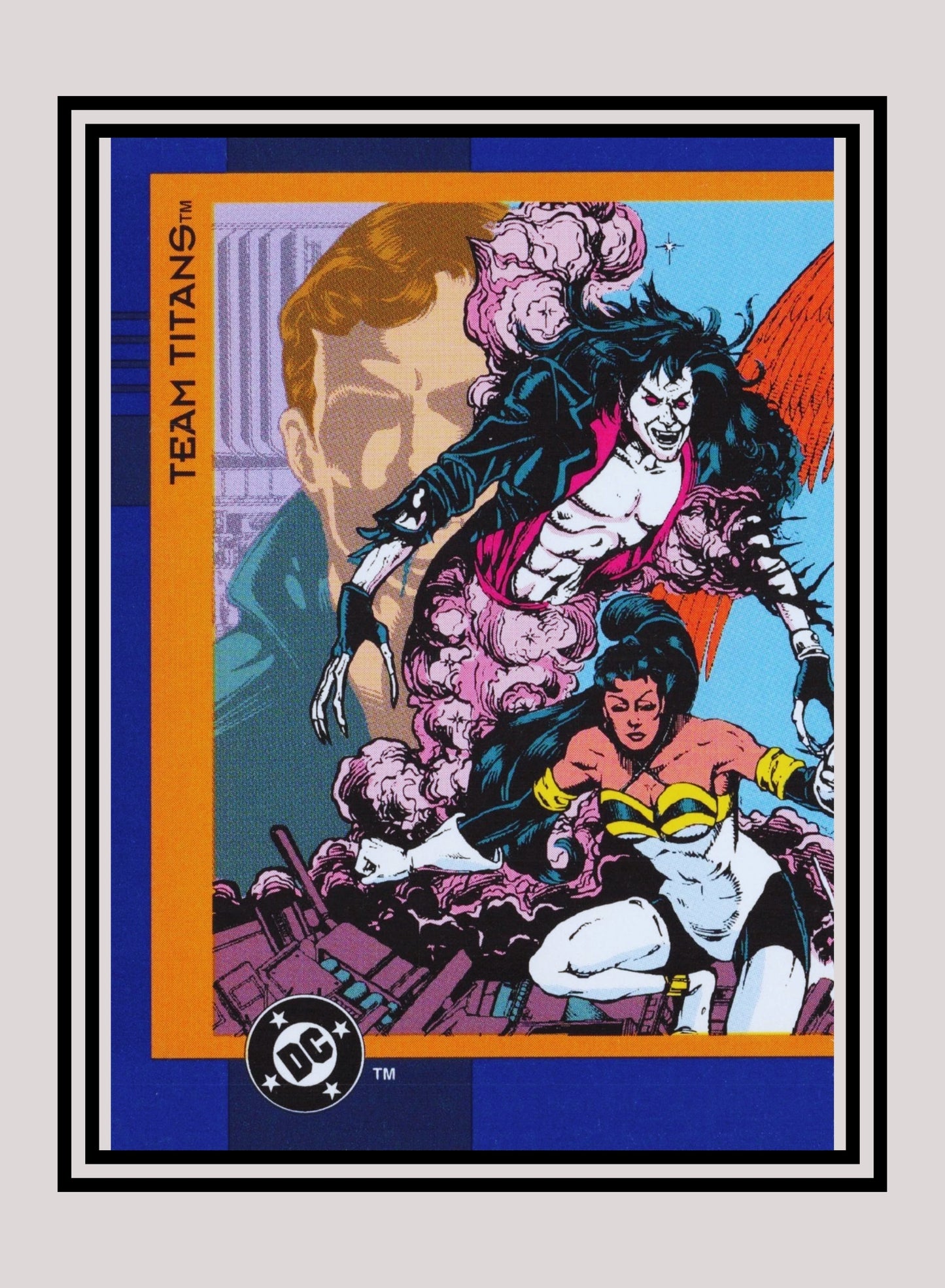 DC! 1x Team Titans - Base (#013 - 1993 Skybox DC Cosmic Teams)