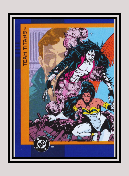 DC! 1x Team Titans - Base (#013 - 1993 Skybox DC Cosmic Teams)