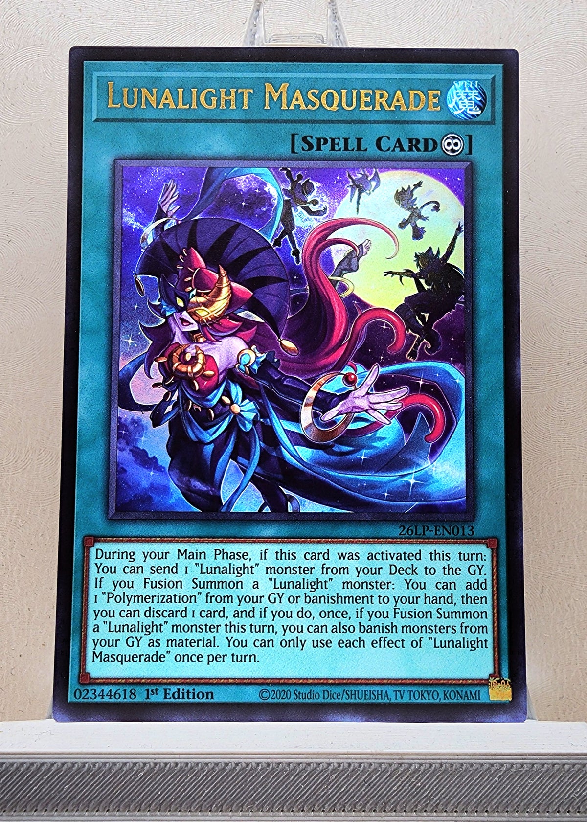 Yugioh! 1x Lunalight Masquerade (26LP - Ultra Rare) Limited Edition