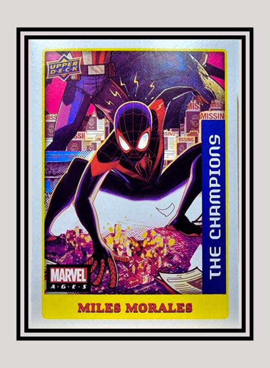 Marvel! 1x Miles Morales - Sticker (#013 - 2020 Upper Deck Marvel Ages)