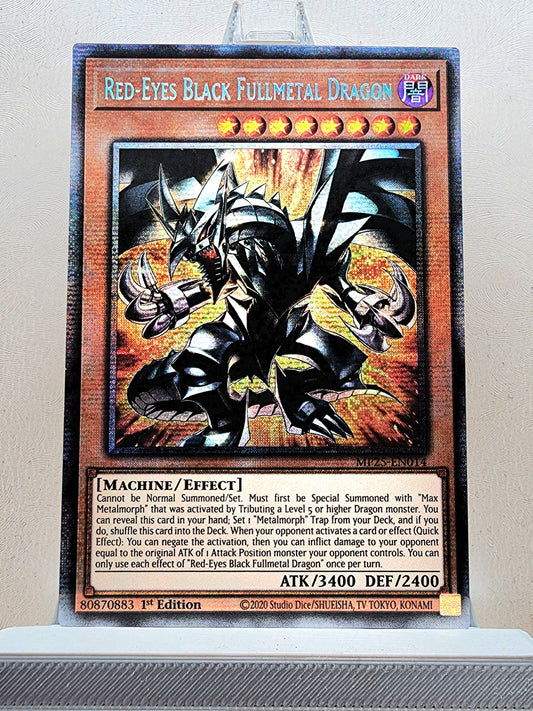 Yugioh! 1x Red-Eyes Black Fullmetal Dragon (MP25 - Starlight Rare) 1st Edition