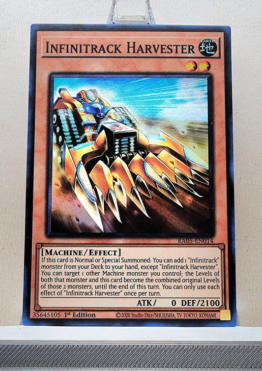 Yugioh! 1x Infinitrack Harvester (RA05 - Super Rare) 1st Edition