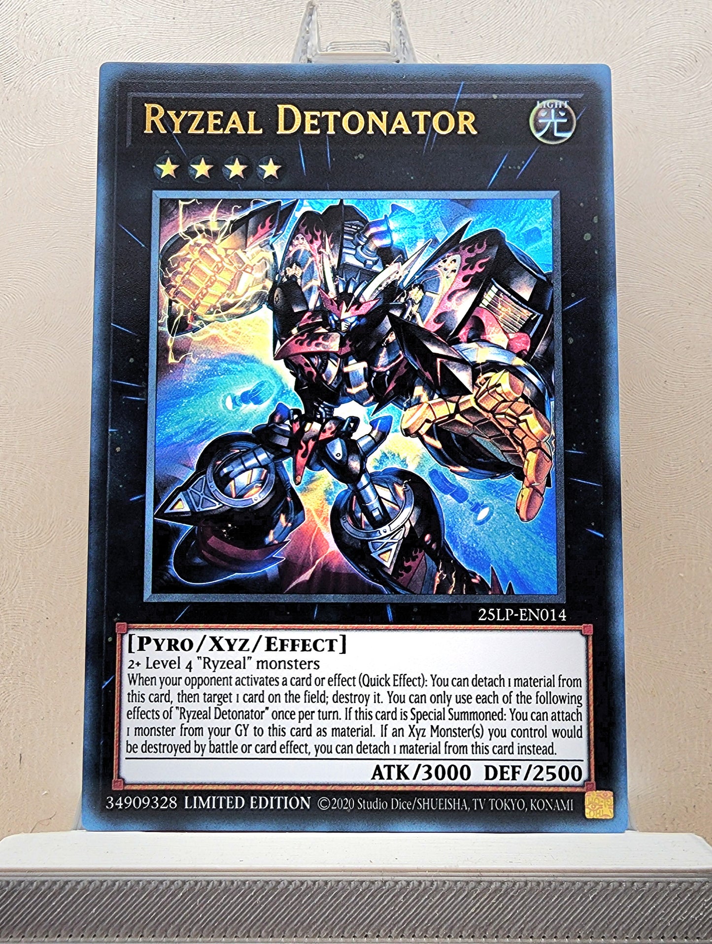 Yugioh! 1x Ryzeal Detonator (25LP - Ultra Rare) Limited Edition