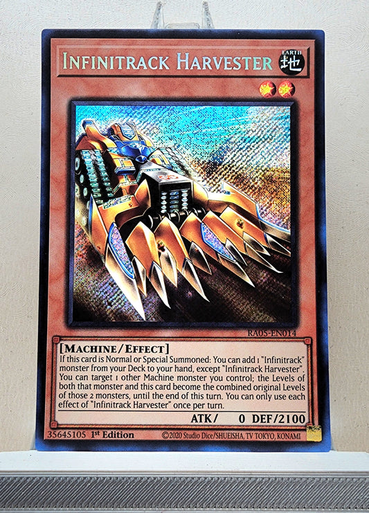 Yugioh! 1x Infinitrack Harvester (RA05 - Secret Rare) 1st Edition