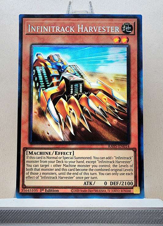 Yugioh! 1x Infinitrack Harvester (RA05 - Prismatic Collectors Rare) 1st Edition