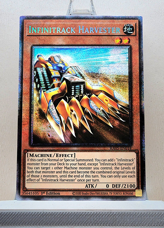 Yugioh! 1x Infinitrack Harvester (RA05 - Starlight Rare) 1st Edition
