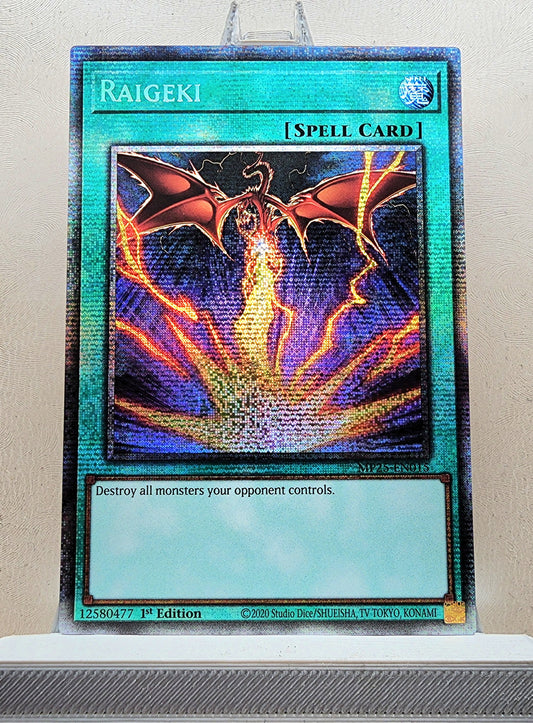Yugioh! 1x Raigeki (MP25 - Starlight Rare) 1st Edition