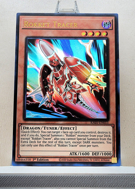 Yugioh! 1x Rokket Tracer (RA05 - Ultra Rare) 1st Edition