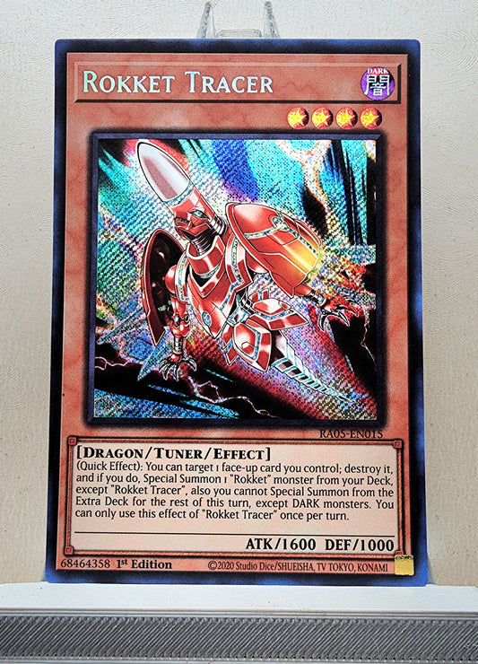 Yugioh! 1x Rokket Tracer (RA05 - Secret Rare) 1st Edition